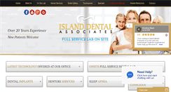 Desktop Screenshot of islanddentalassociates.com