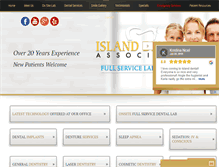 Tablet Screenshot of islanddentalassociates.com